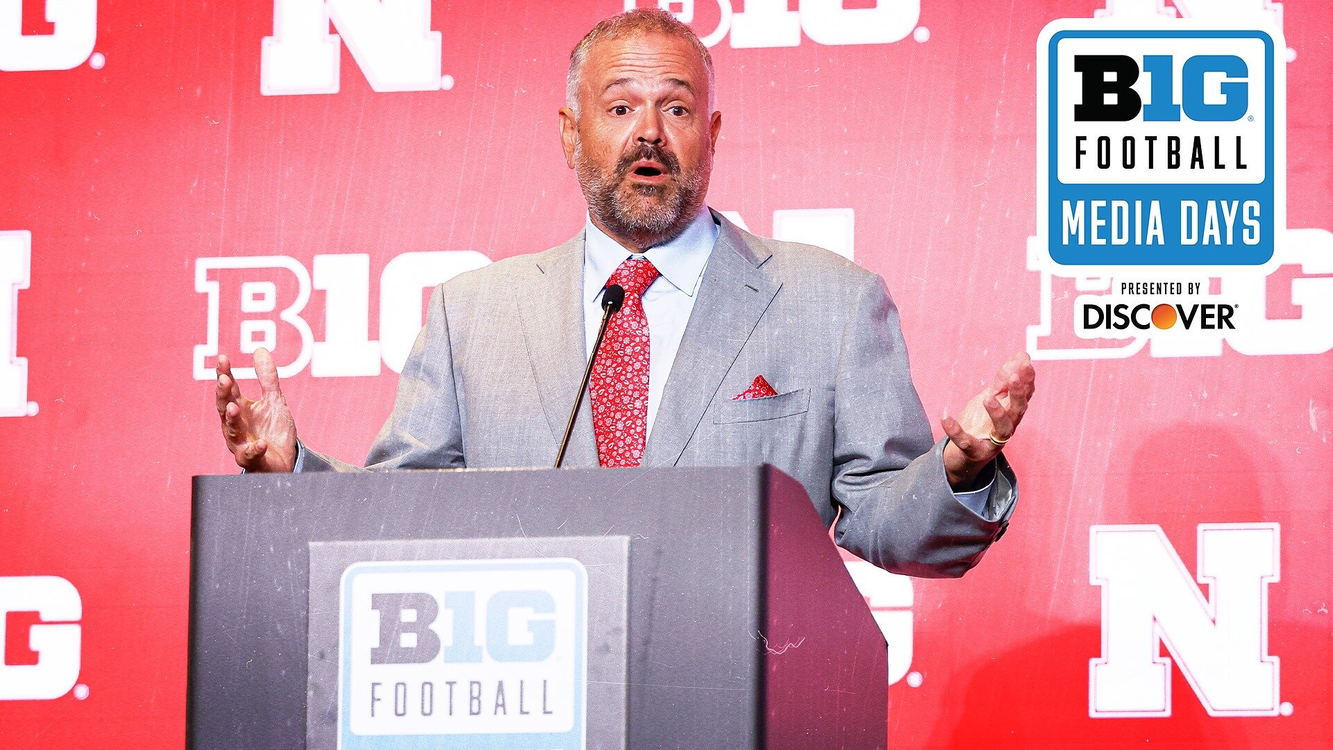 Nebraska HC Matt Rhule Previews the Season | 2026 Big Ten Football Media Days
