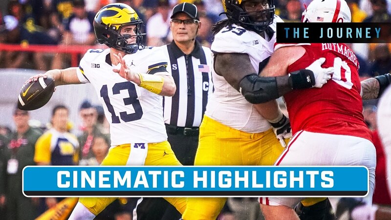 Cinematic Highlights Michigan At Nebraska Big Ten Football The Journey