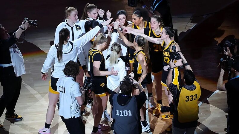 Iowa Women's Basketball Celebration